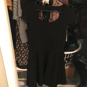 Black babydoll heart dress